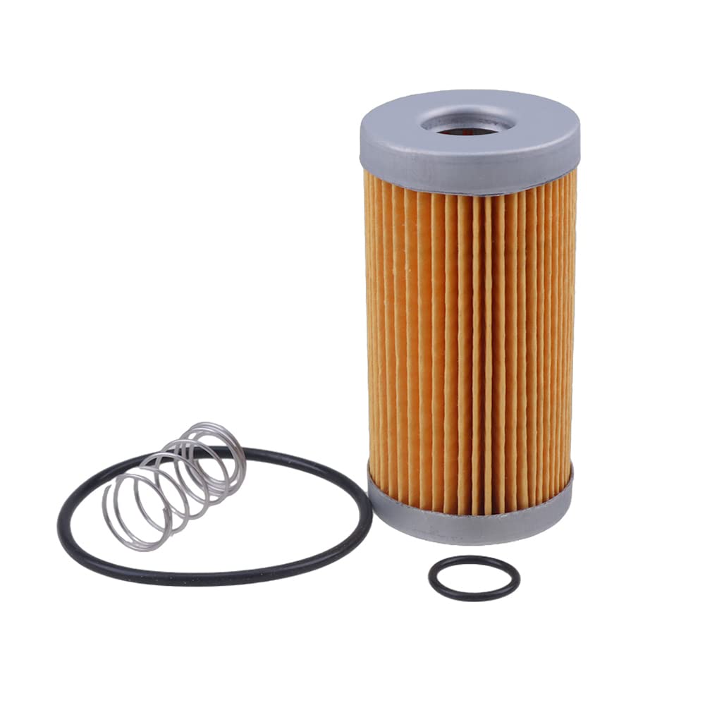 IEQFUE 15521-43160 19244-87110 1A001-43160 Fuel Filter with O-ring & Spring Compatible with Kubota L235 L2550 L3750 M4700 M4700D