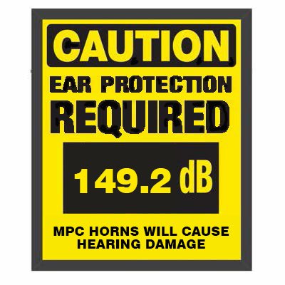 MPC 4 Trumpet Air Horn Kit - Complete 110 PSI System for Truck, Car, Jeep, SUV - Includes Compressor & Tank, Model B1 (0419)