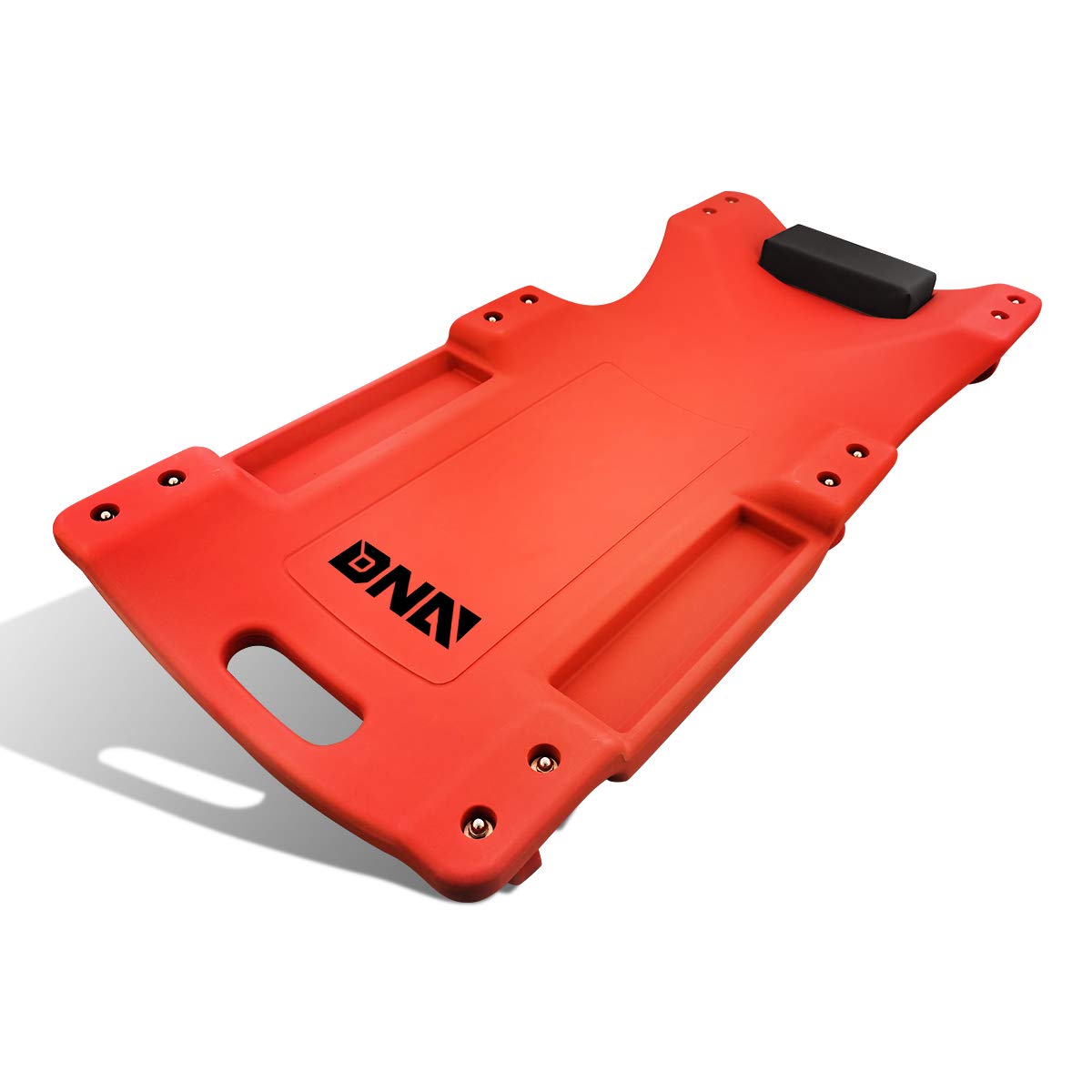 Dna Motoring Tools-00005 Heavy Duty Concave Shape Low Profile Automotive Creeper W/Padded Headrest