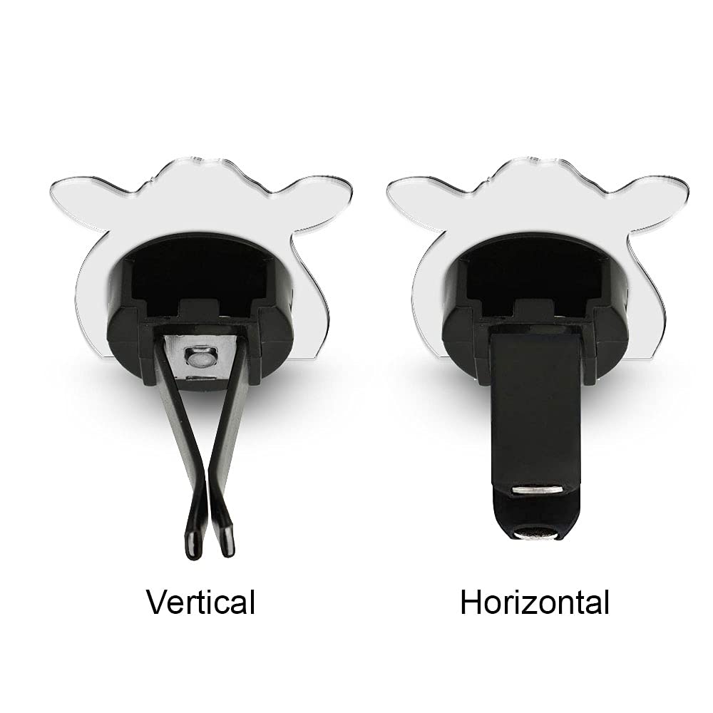 WIRESTER Fresh Scented Car Air Freshener Vent Clip, Decorative Accessories, Interior Decoration for Cars - Black Spot Cow