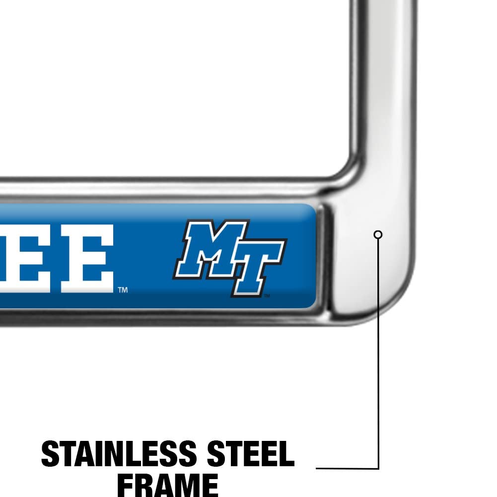 GRAPHICS & MORE Metal License Plate Frame - Middle Tennessee State Alumni, Full Size, One Size