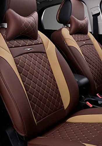 Frontline Platinum Series PU Leather Car Seat Cover Compatible with Jeep Compass