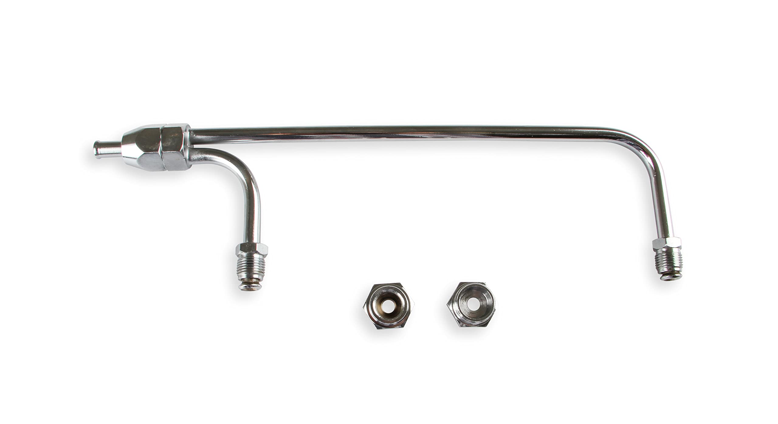 Mr. Gasket 1552 Chrome Gas Line Kit For Holley 4-Barrel Carburetor