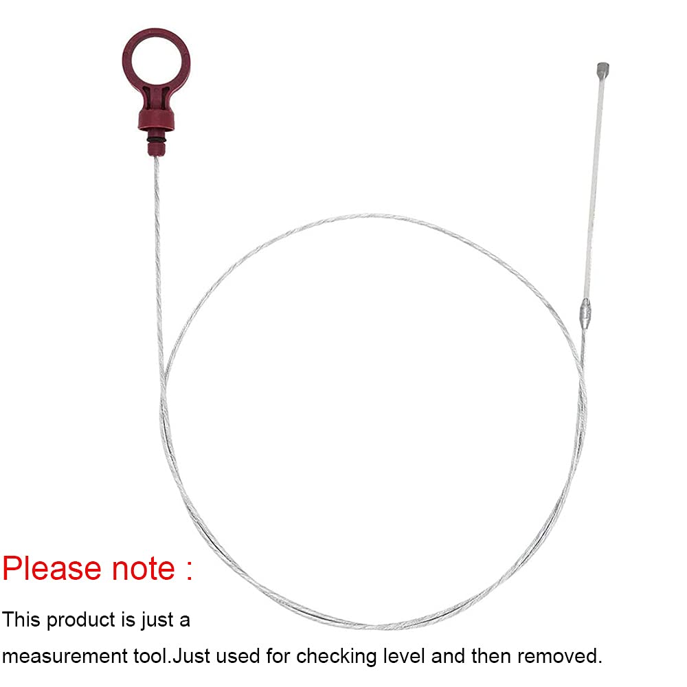 POWERWORKS Automatic Transmission Dipstick for Chrysler Jeep Dodge - Metal Level Tool with Directions - Fits 8863B, 9336, 9336A, 42RLE, NAG1