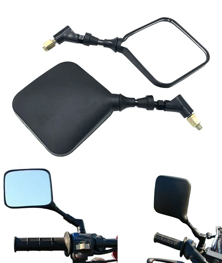 Earlyred Dual Sport Motorcycle Rearview Mirror Rear View Side Mirrors Compatible with Suzuki DR 200 250 350 350 DRZ400 DRZ650 DR