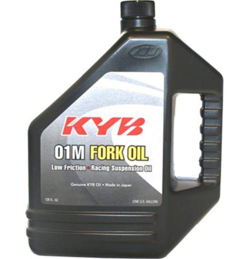 KYB Front Fork Oil - 1 Gallon, High-Performance Suspension Fluid for Motorcycles