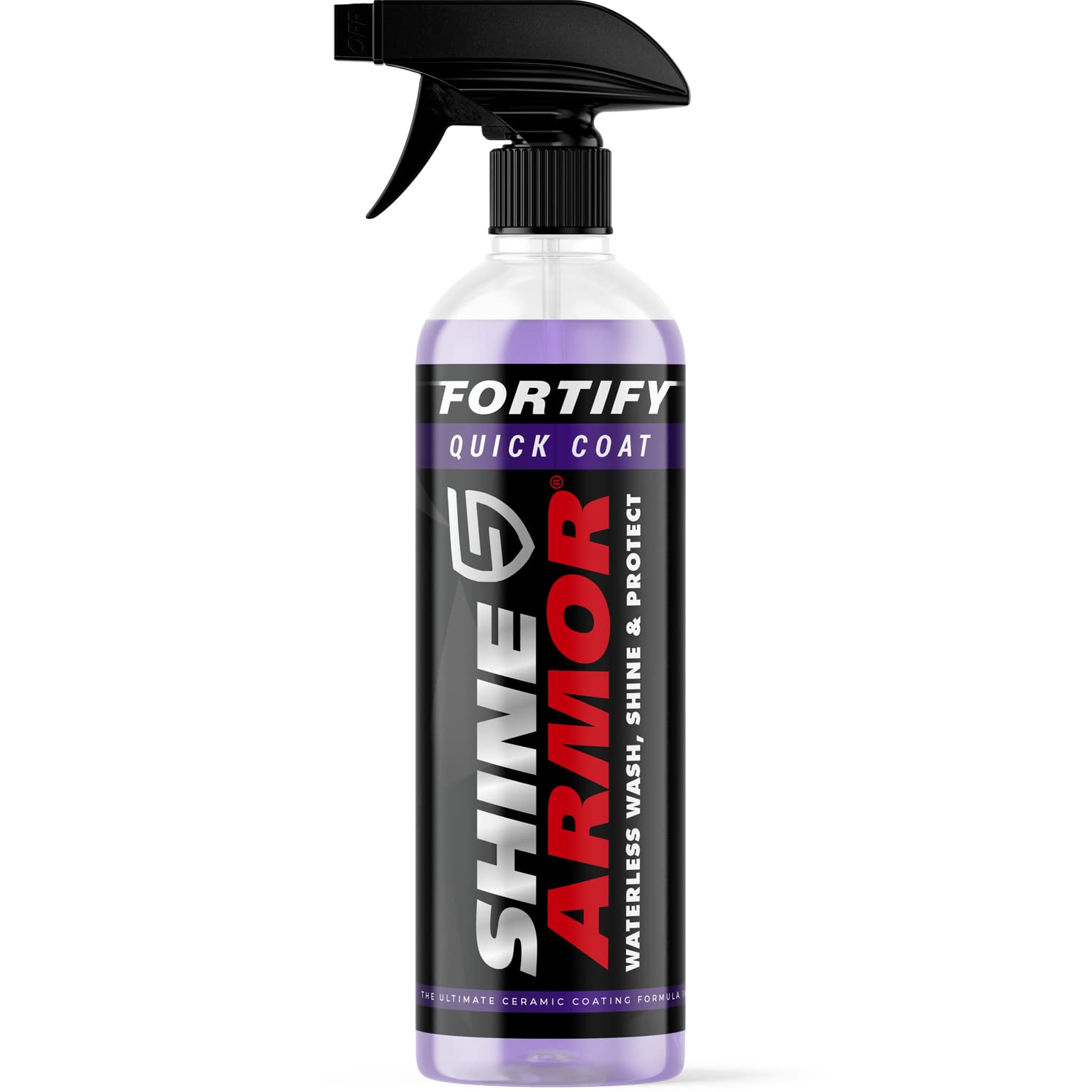 Car Wax Spray And Ceramic Coating For Cars - 3 In One Waterless Car Wash And Detailing For Maximum Shine - High Gloss Top Coat,