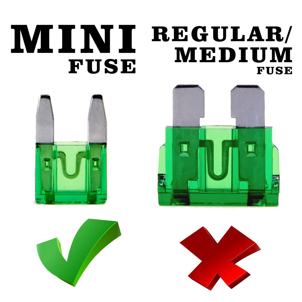 Fymusing 20 Pcs 25A Mini Blade Fuse, Automotive Fuse For Car Truck