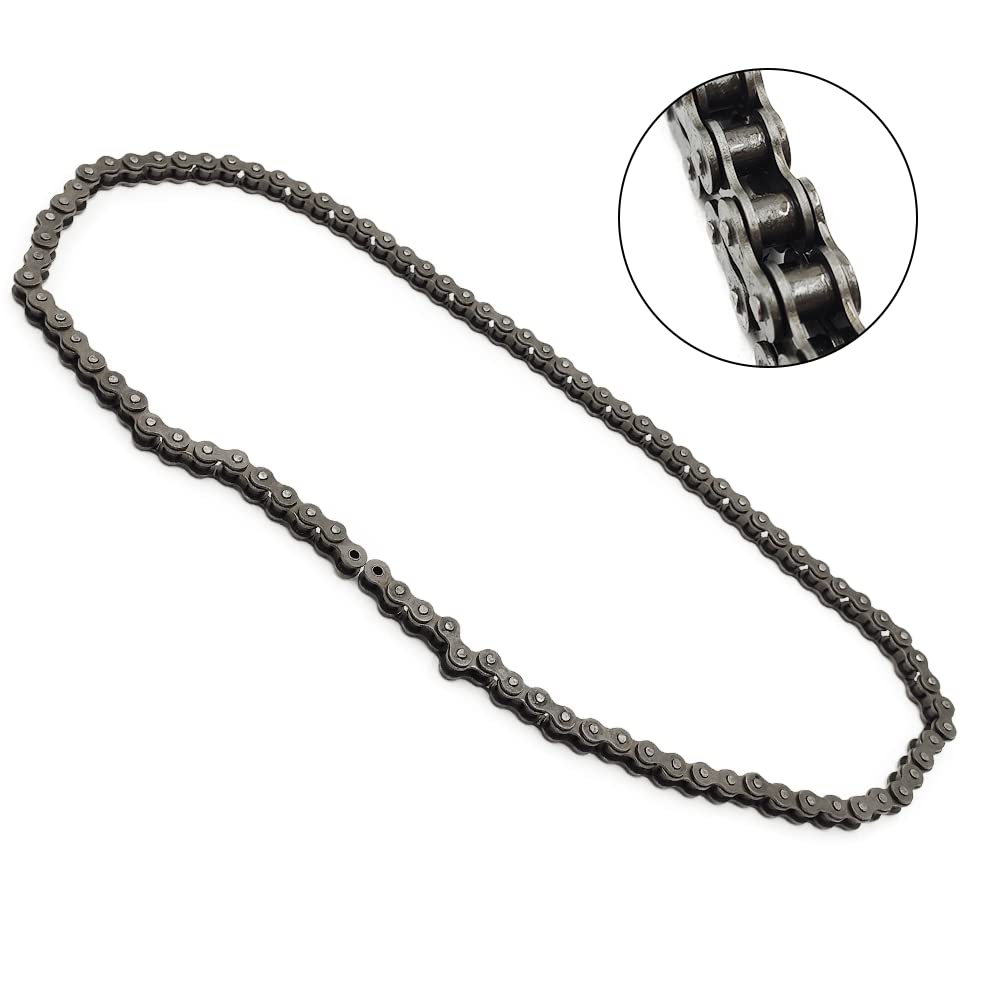 QYMOTO CT200U Mini Bike Rear Drive Chain, 90 Link 420 Chain, Model 23315/HS200, Carbon Steel