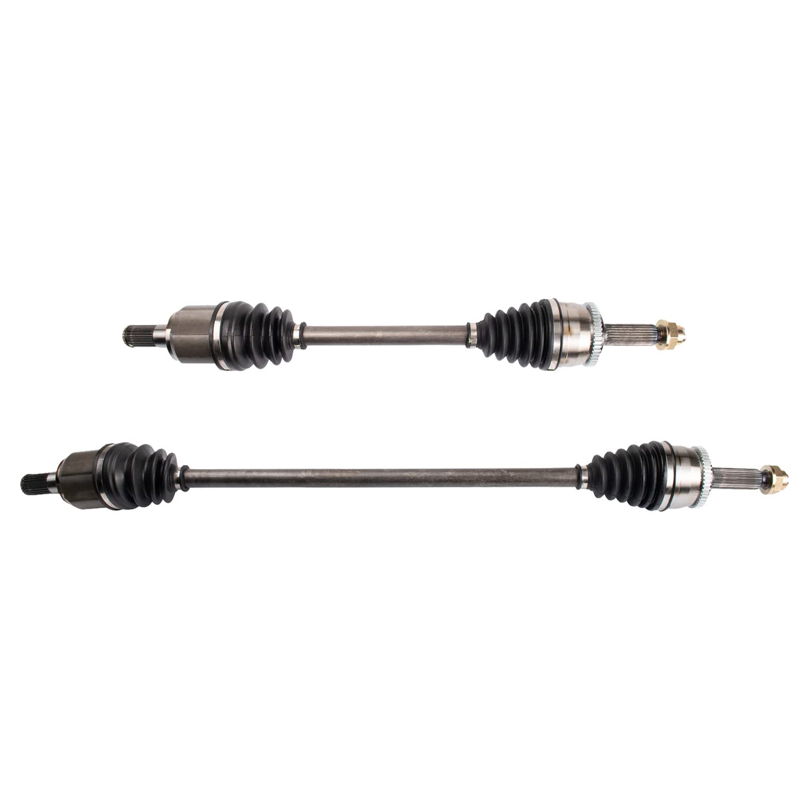 Trq Front Cv Axle Shaft Assembly Set Compatible With 2012-2017 Kia Rio