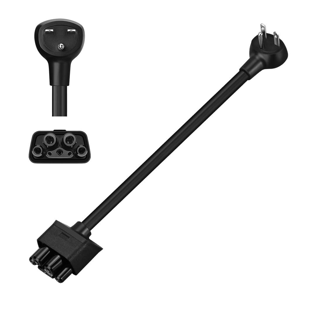 Lenz Nema 06-15 Adapter For Tesla Gen 2 Mobile Charger (Verify Correct Outlet For Plug), Plug Tesla Portable Charger To 240V 6-1