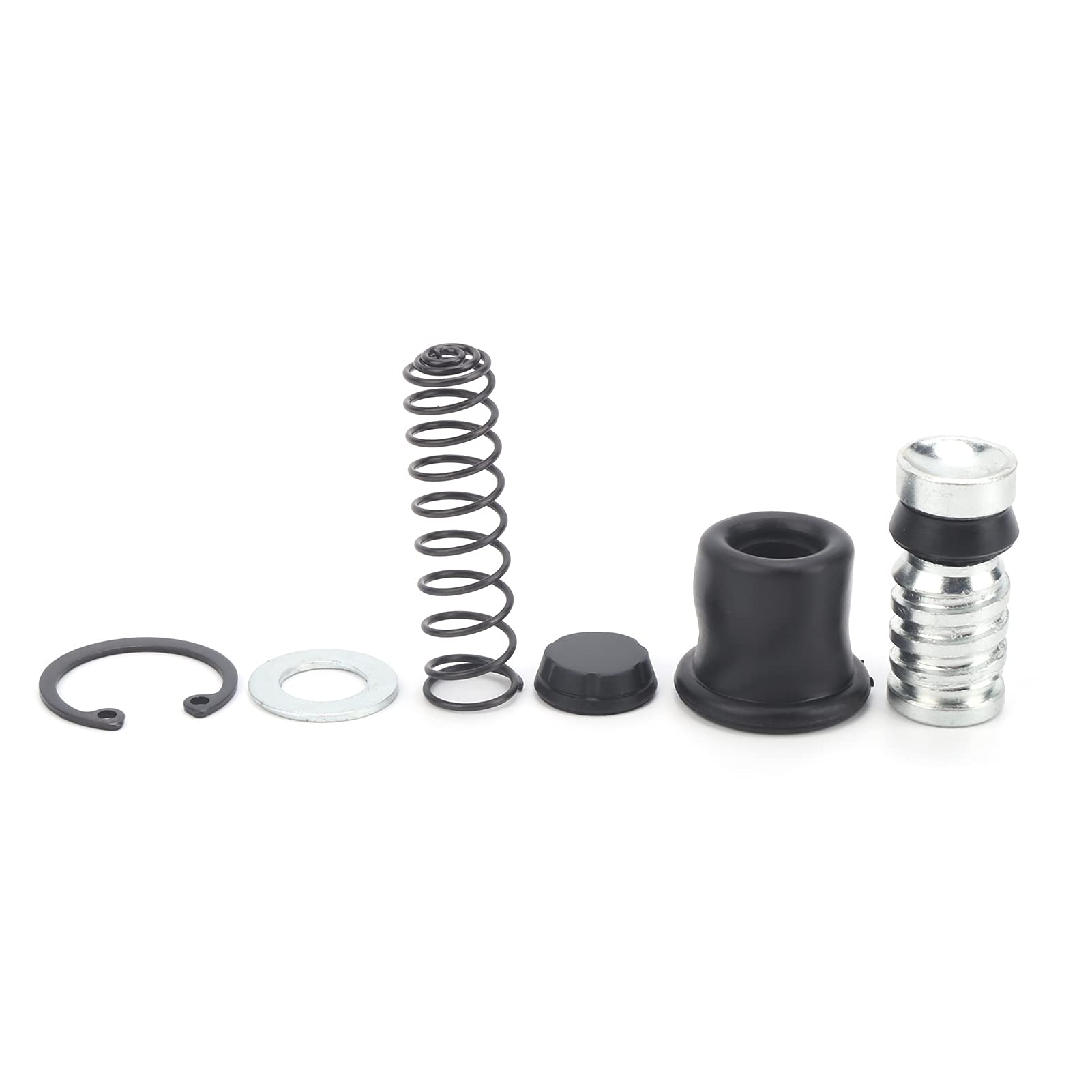 Rear Brake Master Cylinder Rebuild Repair Parts, 14Mm Motorcycle Clutch Brake Pump Piston Plunger Repair Kits Aluminium Alloy Fi
