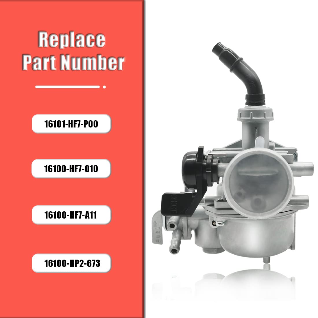 Aniro Moto TRX90 Carburetor Replacement for Honda TRX 90 EX 90EX Sportrax 1993-2006, Durable and High-Performance 16100-HP2
