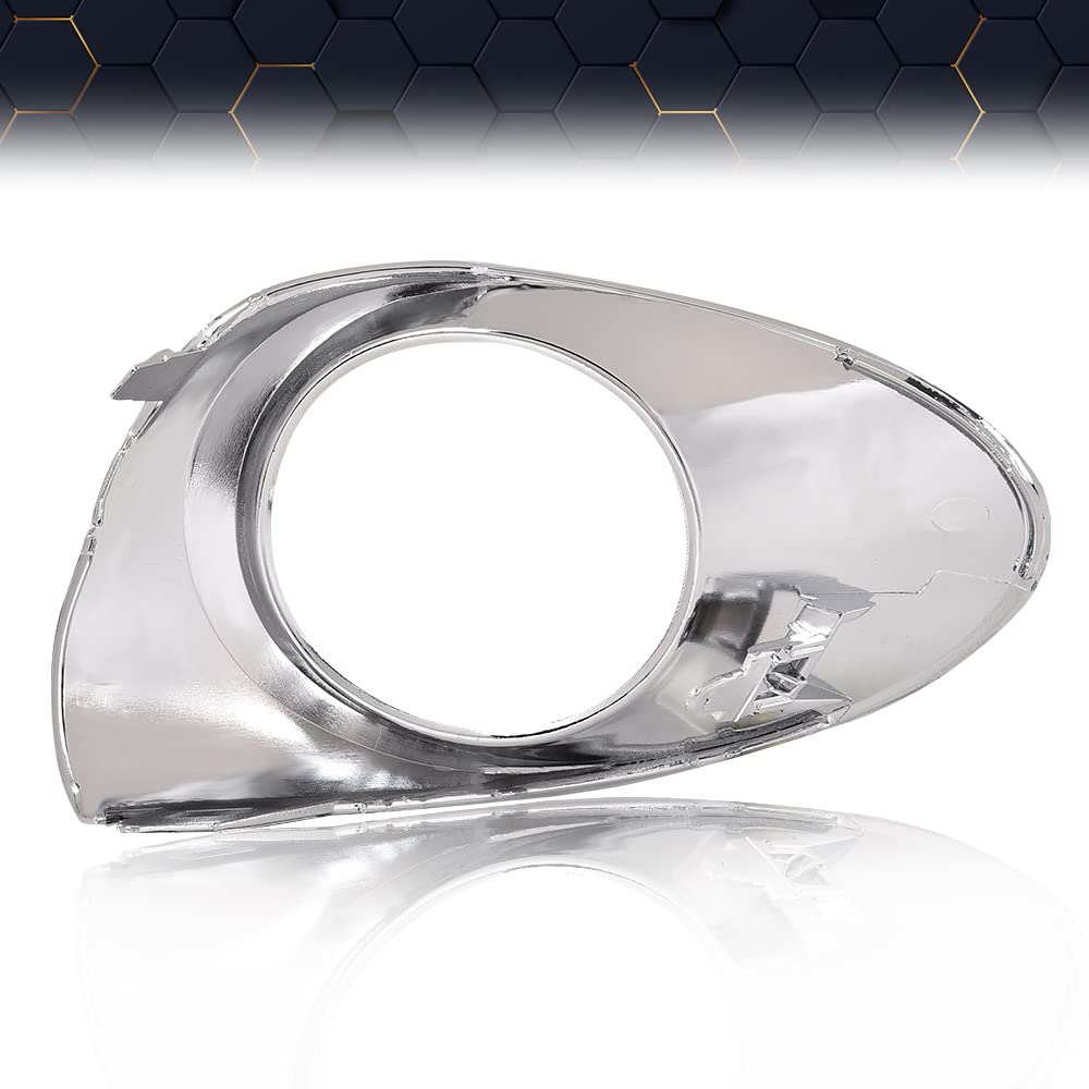 Pit66 Fog Light Lamp Chrome Bezel Kit Set Compatible With 2013-2015 Lexus Rx350 Rx450H Base Model