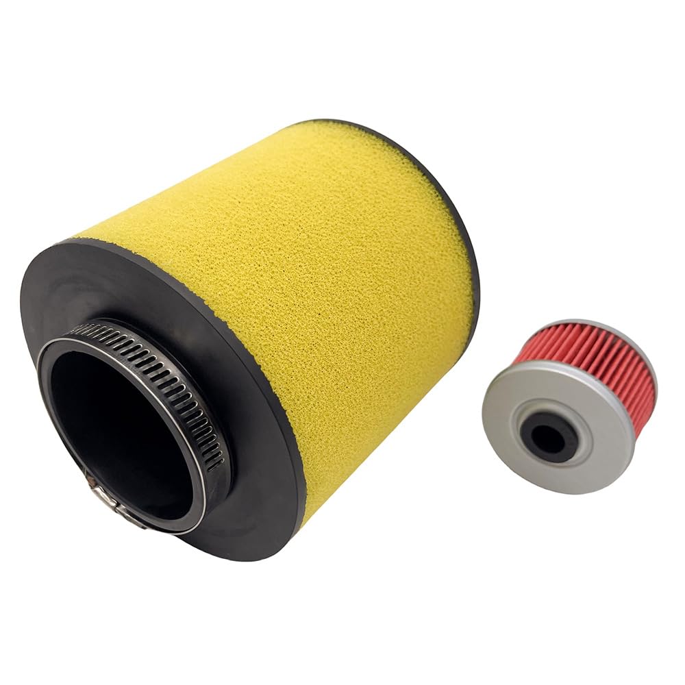 Aniro Moto Air Oil Filter Tune Up Kit for Honda ATV Recon TRX250 1997-2024 with Spark Plug