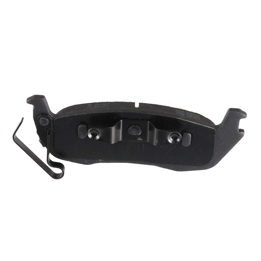 Cciyu D1087 Professional Ceramic Rear Brake Pads Set Fit For 2006-2010 For Jeep Commander,2005-2010 For Jeep Grand For Cherokee
