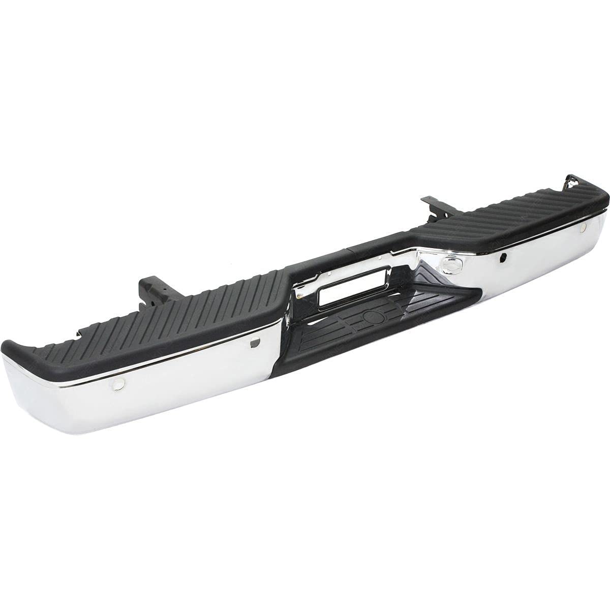 BUMPER-KING Rear Step Bumper Compatible with 2004-2015 Nissan Titan Pickup 04-15 NI1103118 Chrome with Park Assist