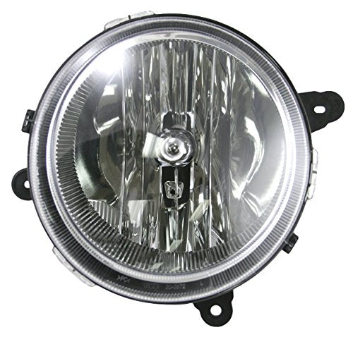 Trq Driver & Passenger Side Headlight Assembly Set Headlights Driver & Passenger Side Compatible With 2007-2010 Jeep Compass 200
