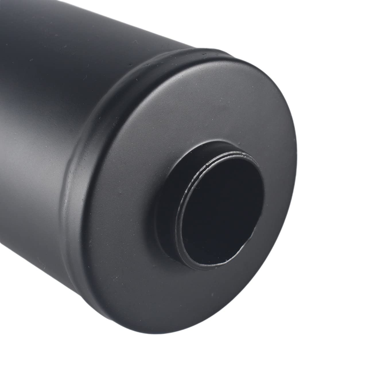 SJVLXHI Exhaust Muffler for 196cc/212cc Predator Go Karts & Mini Bikes, Iron, Model 212cc CT200U-EX, Black