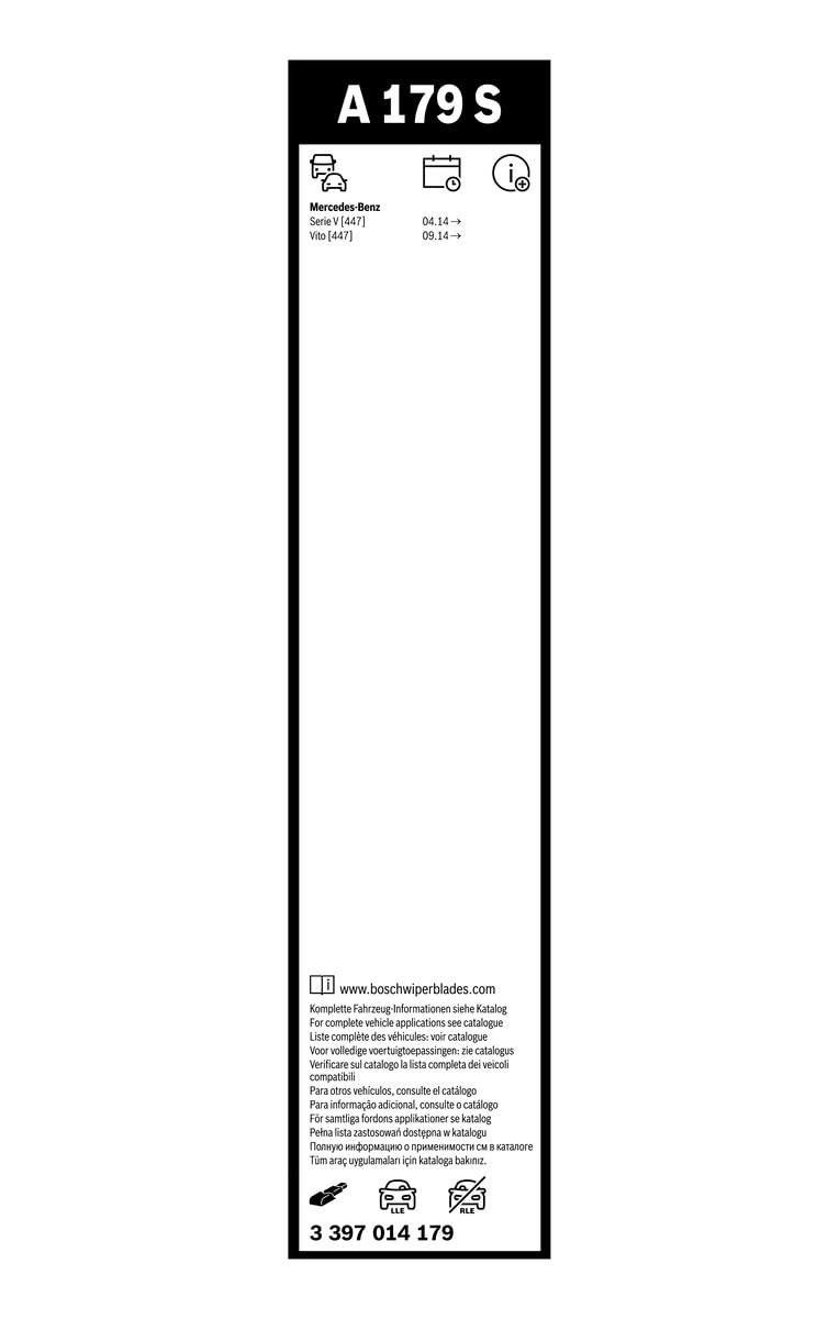 Bosch 3397014179 Aerotwin Oe Replacement Wiper Blades Driver & Passenger Side - Set Of 2 (28' & 18')