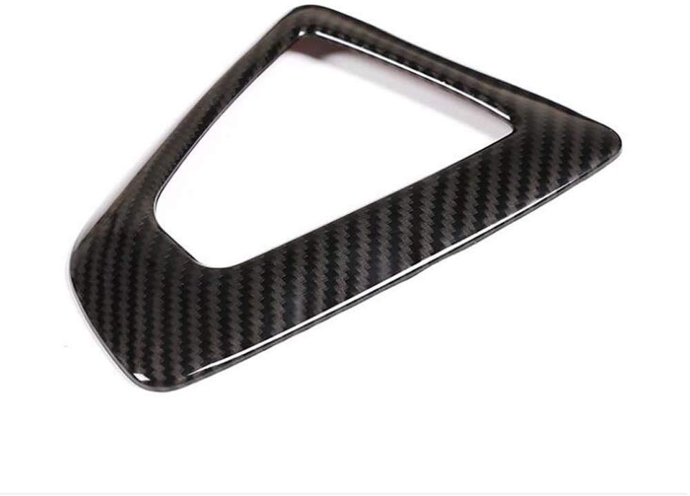 WODOFO GDR Carbon Fiber Control Gear Box Shift Knob Panel Frame Cover Sticker Interior Trim Compatible with BMW F20 F21 F22 F23