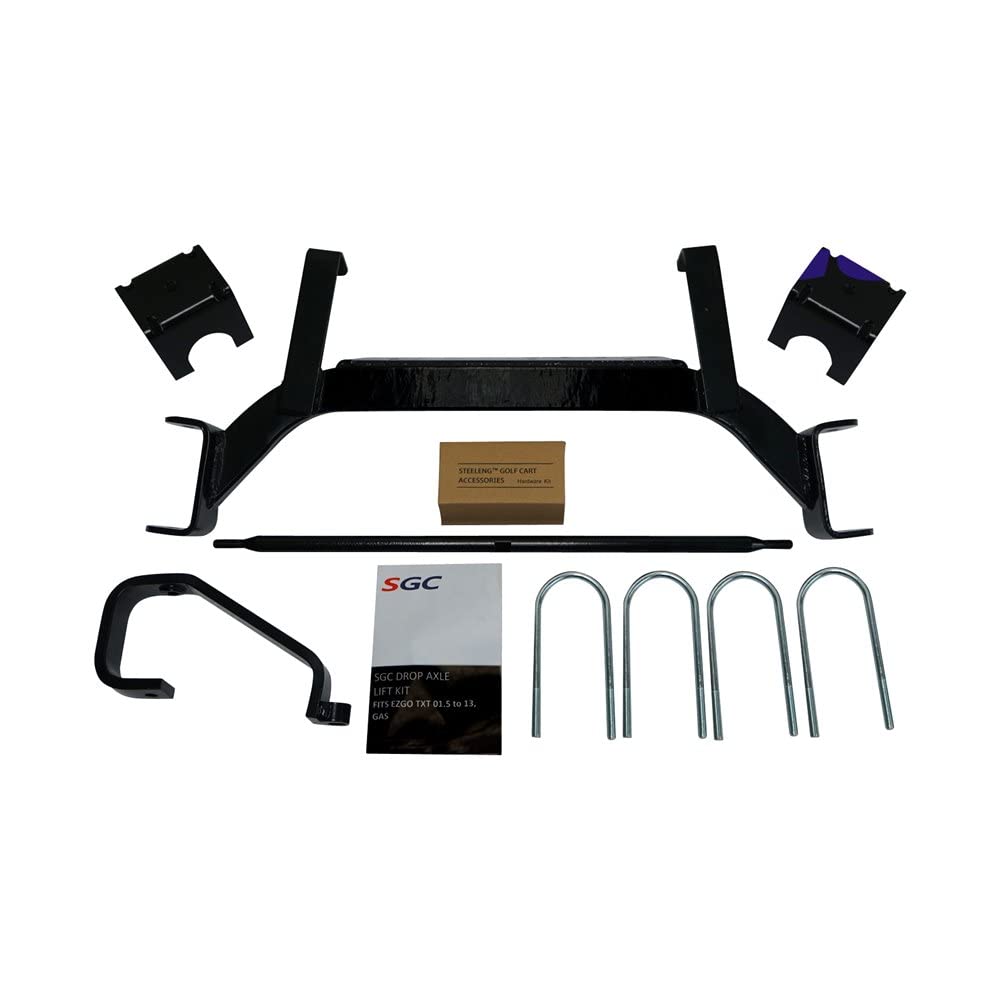 Hardcore Parts SGC 6  Drop Axle Lift Kit for EZGO TXT/PDS (2001.5-2008) Gas Golf Cart