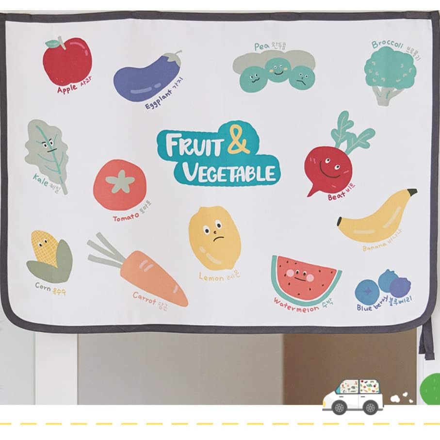 Bebedeco Magnet Car Sun Shade Curtain For Side Window For Baby Kids Children - Sunshade Protector Sun Blocker Blind (Vegetable F