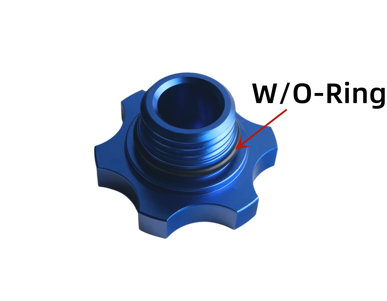 DEWHEL Aluminum Engine Oil Filler Cap M32 x 3.5mm Blue Compatible with Chrysler Dodge Jeep Ram Mitsubishi 1993-2020 Model DE-8485BL