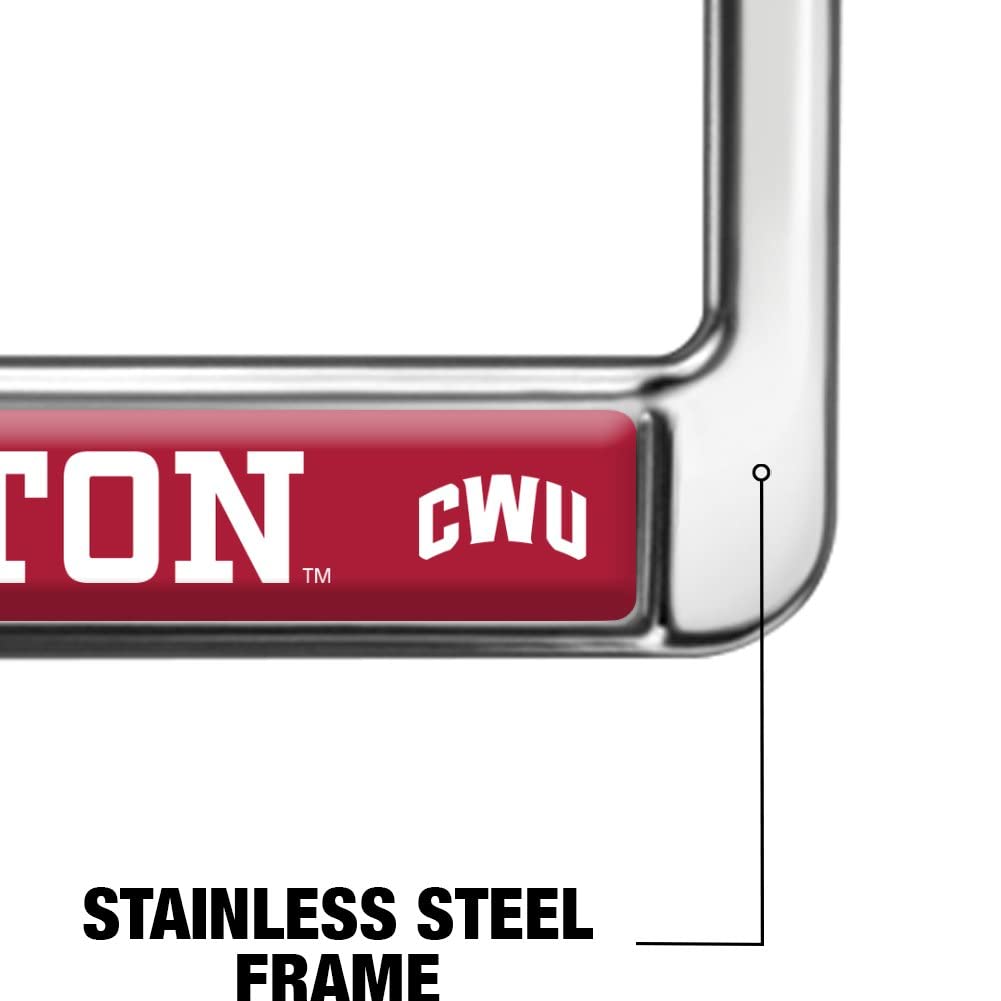 GRAPHICS & MORE Central Washington Alumni Metal License Plate Frame - Full Size, One Size