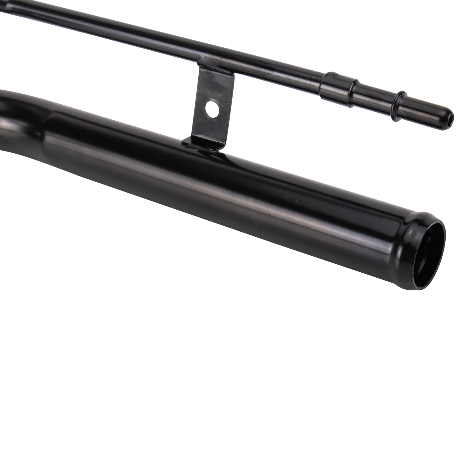 Trq Fuel Tank Filler Neck Black, Direct Fit, Compatible With 2004-2008 Dodge Ram 1500, 2006-2009 Ram 2500, 3500 Trucks