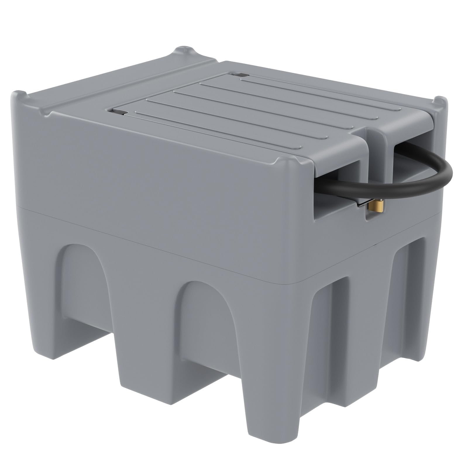 CABIHOME 116 Gallon Portable Diesel & Gasoline Tank with 12V Electric Pump, 13Ft Hose & Auto Shut-Off Nozzle - Heavy Duty Fuel S