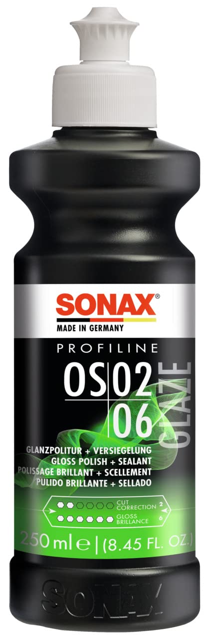 SONAX All-in-One Car Polish 250ml | Scratch Removal, High-Gloss Finish, Ceramic Protection, Hologram-Free Results, SiO2-Based