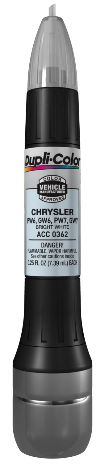 Dupli-Color Acc0362 Scratch Fix All-In-1 Exact-Match Automotive Touch-Up Paint – Chrysler Bright White – 0.25 Oz. Paint Pen
