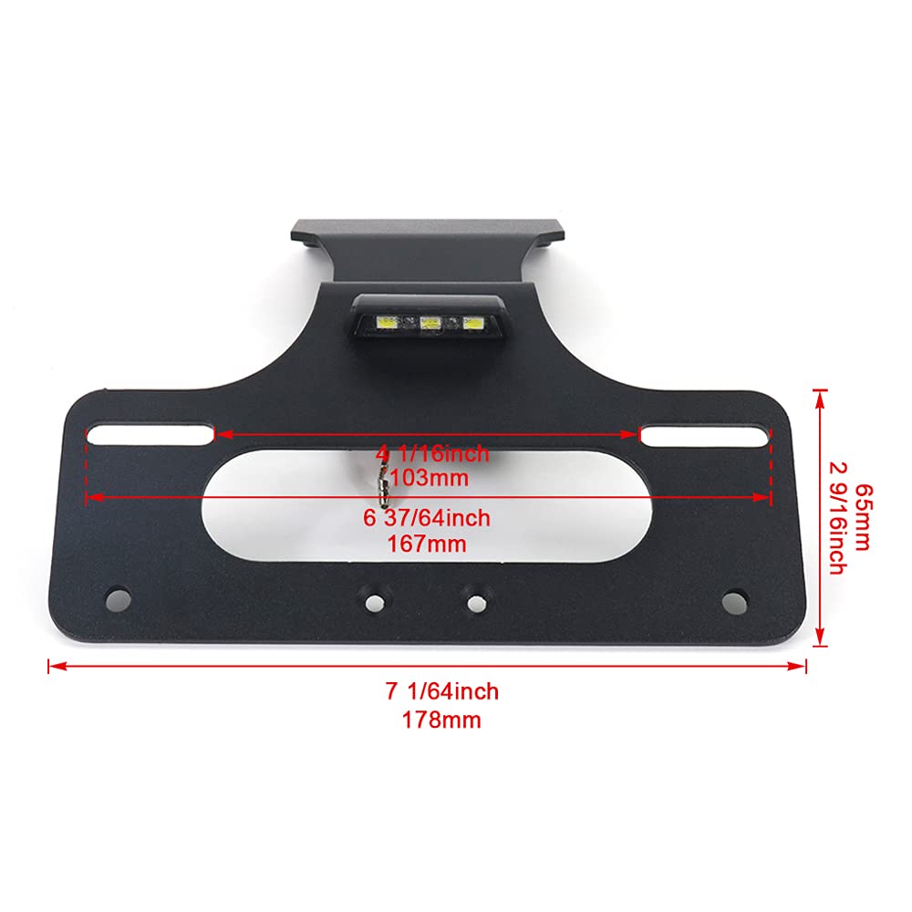 Rearace Motorcycle Fender Eliminator Compatible With Crf300L 2021-2023, Tail Tidy For Crf300L Rally 2021-20223/ Crf300Rx 2021-20