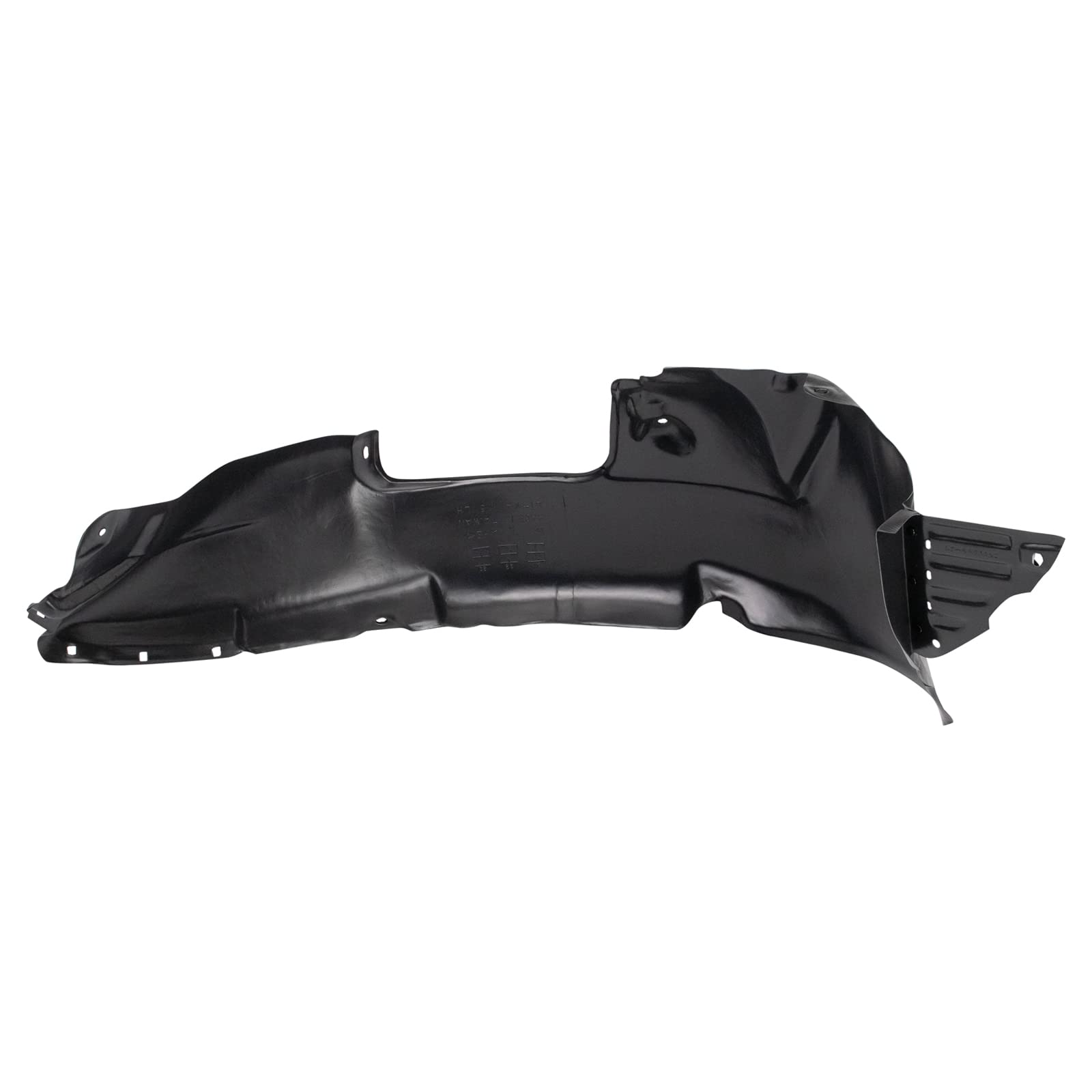Trq Inner Fender Liner Set Compatible With 2012-2013 Kia Soul Ki1248127 Ki1249127