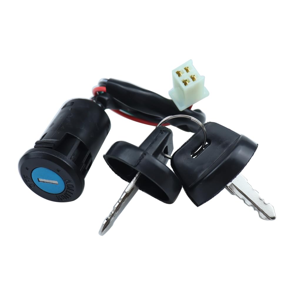 4 Pin Ignition Switch Key Set With Cap For 50Cc 70Cc 90Cc 110Cc 125Cc 150Cc 200Cc 250Cc Taotao Sunl Chinese Atv Dirt Bike Electr