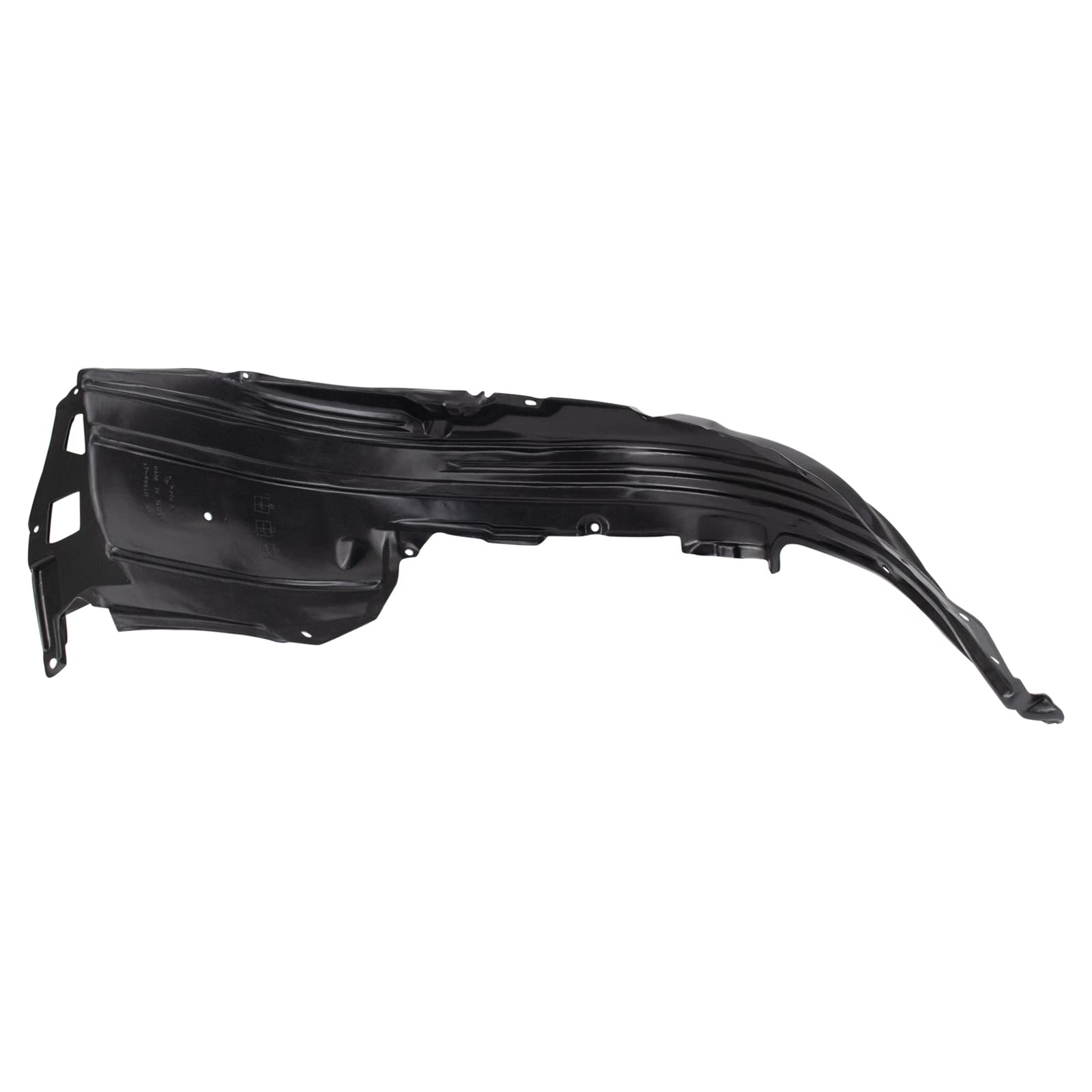 Trq Inner Fender Liner Set Compatible With 2007-2012 Acura Rdx Ac1248122 Ac1249122