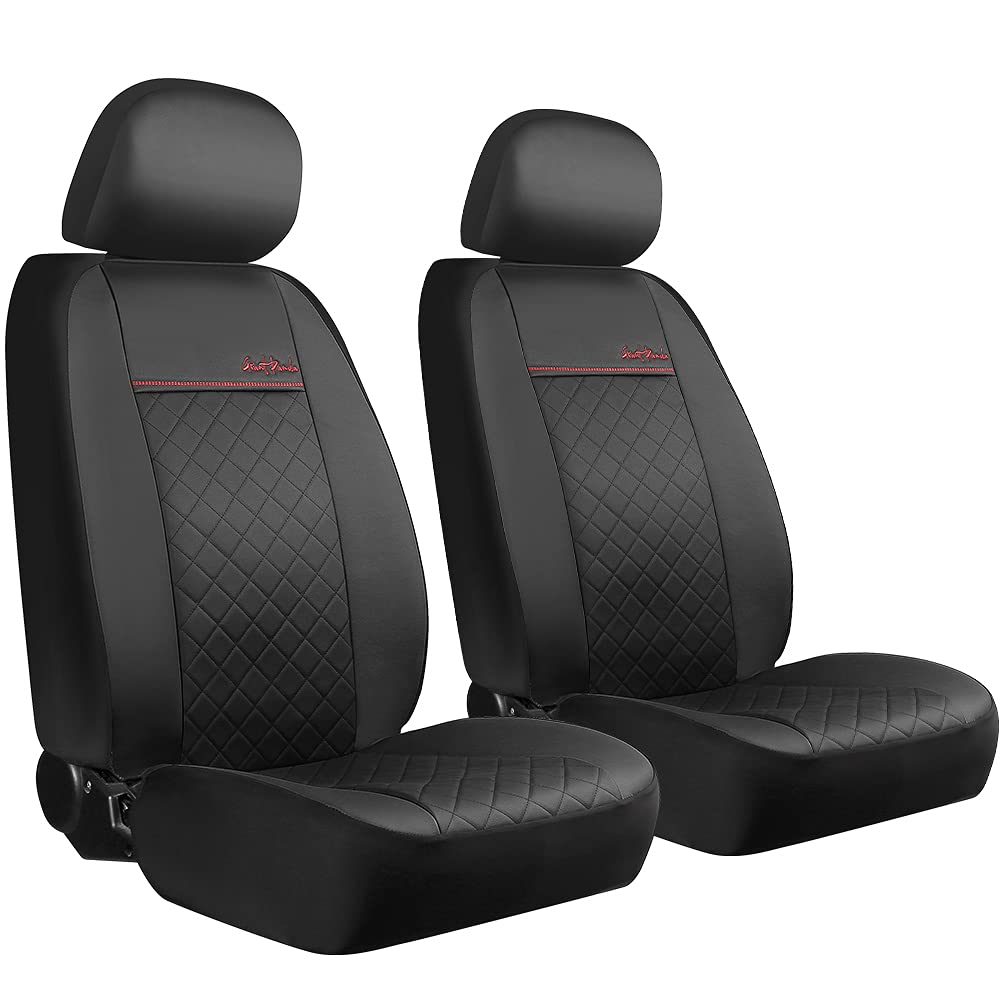 Giant Panda Front Car Seat Cover Custom Fit Toyota, Leather Bucket Seat Covers For Toyota Rav4 Camry Highlander Corolla Prius (B