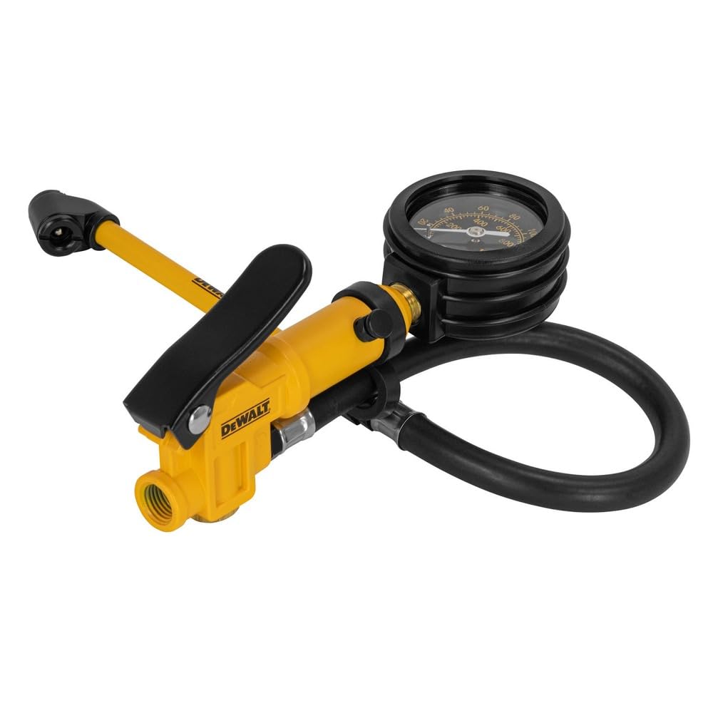 Dewalt Dxcm024-0405 Inflator With 2 In. Analog Gauge And 12 In. Hose