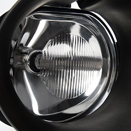 Grand Orange Bumper Fog Lights Compatible With Dodge Ram 1500 2002-2008 Fit Dodge Ram 2500 3500 2003-2009 W/Bezel Clear Lens Dri