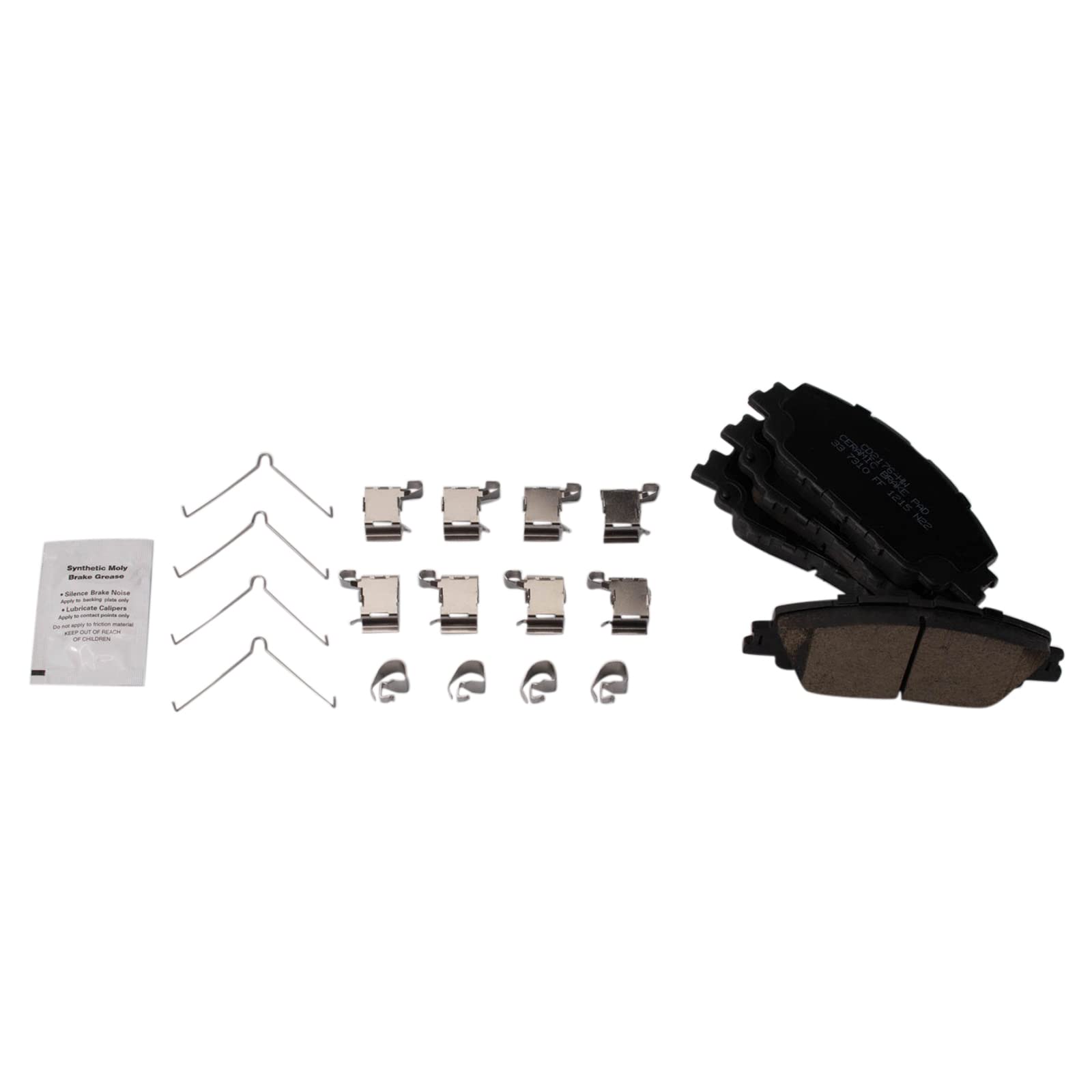 Trq Front Brake Pads Ceramic Compatible With 2019-2022 Toyota Corolla 2020-2022 Prius Prime