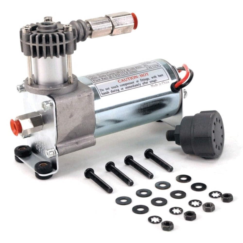 92C Compressor Kit W/ External Check Valve & Intake Filter (12V, 9% Duty, Sealed)