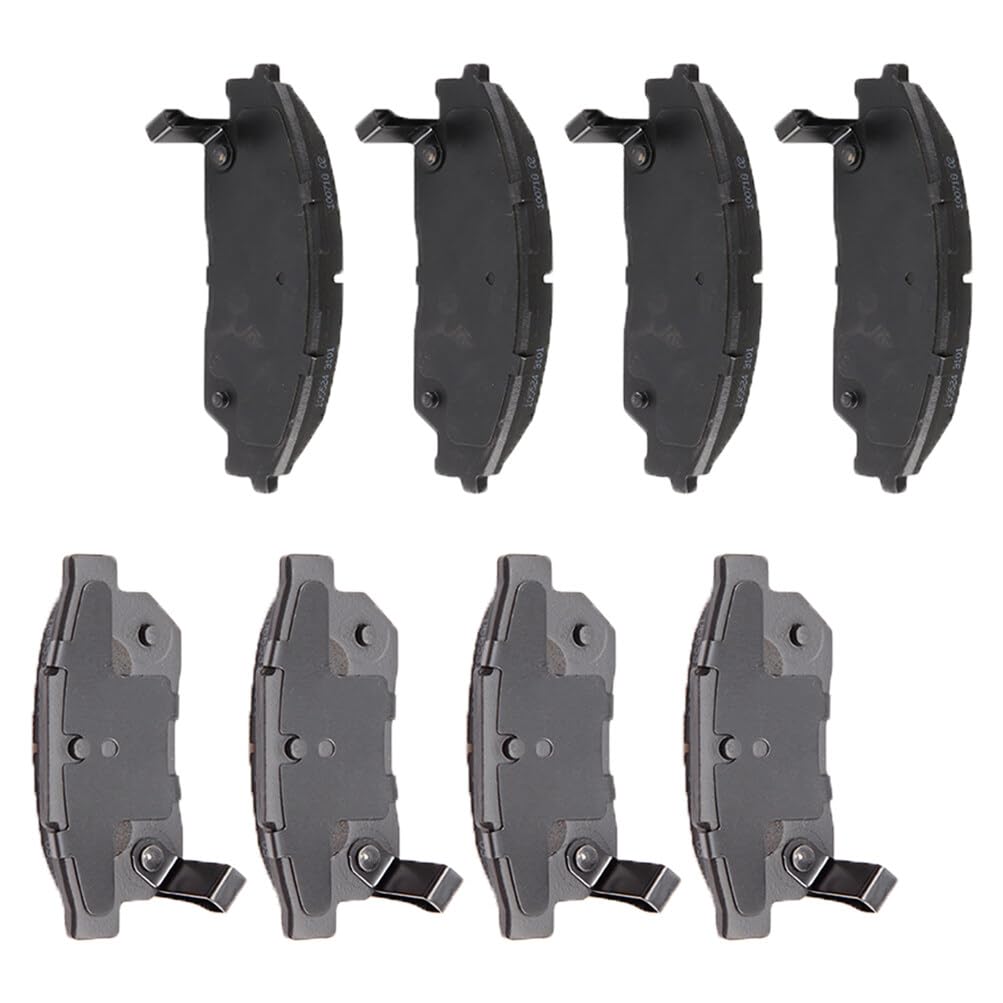 cciyu D373 D374 Front & Rear Brake Pads For Honda Civic 1988-1989