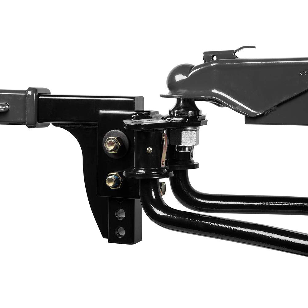 Reese 49912 Pro Round Bar Weight Distribution Hitch With Sway Control, 8,000 Lbs. Capacity, Fits Up To 7 Inch Trailer Frames, 8.5 Inch Drop Shank Included