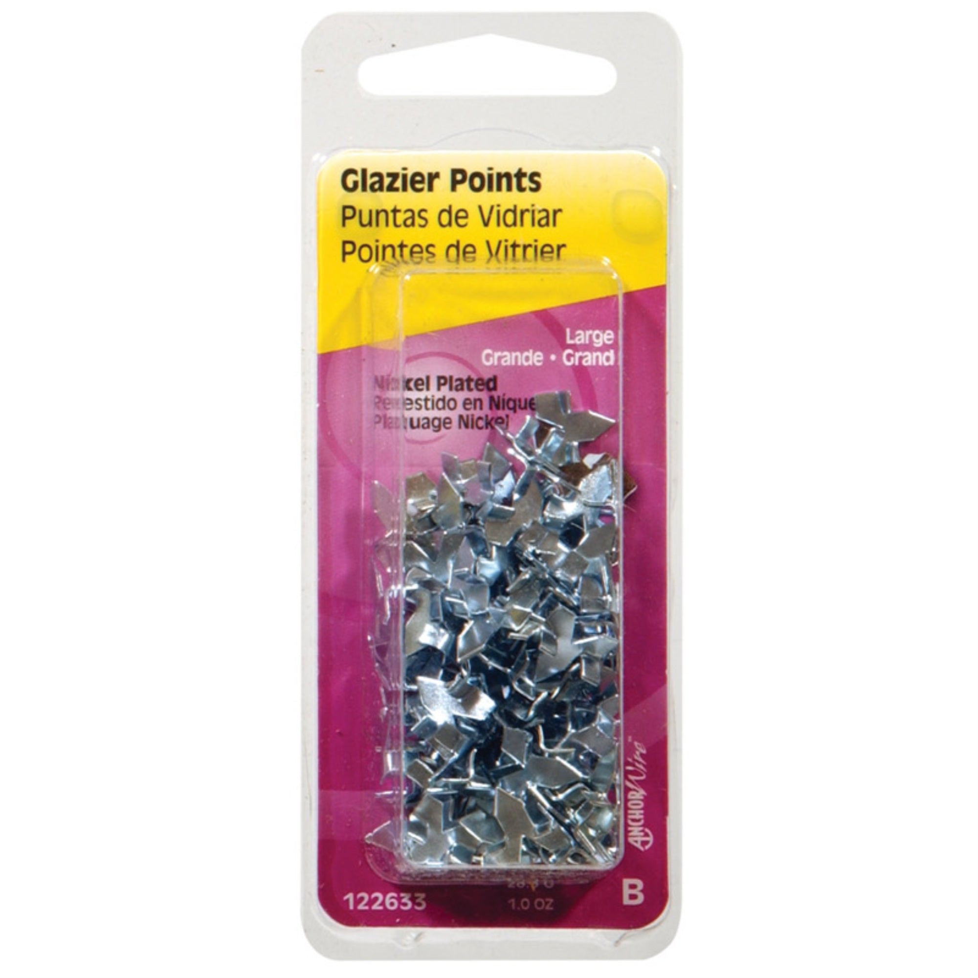 GLAZIER POINTS LARGECD50 (Pack of 6)