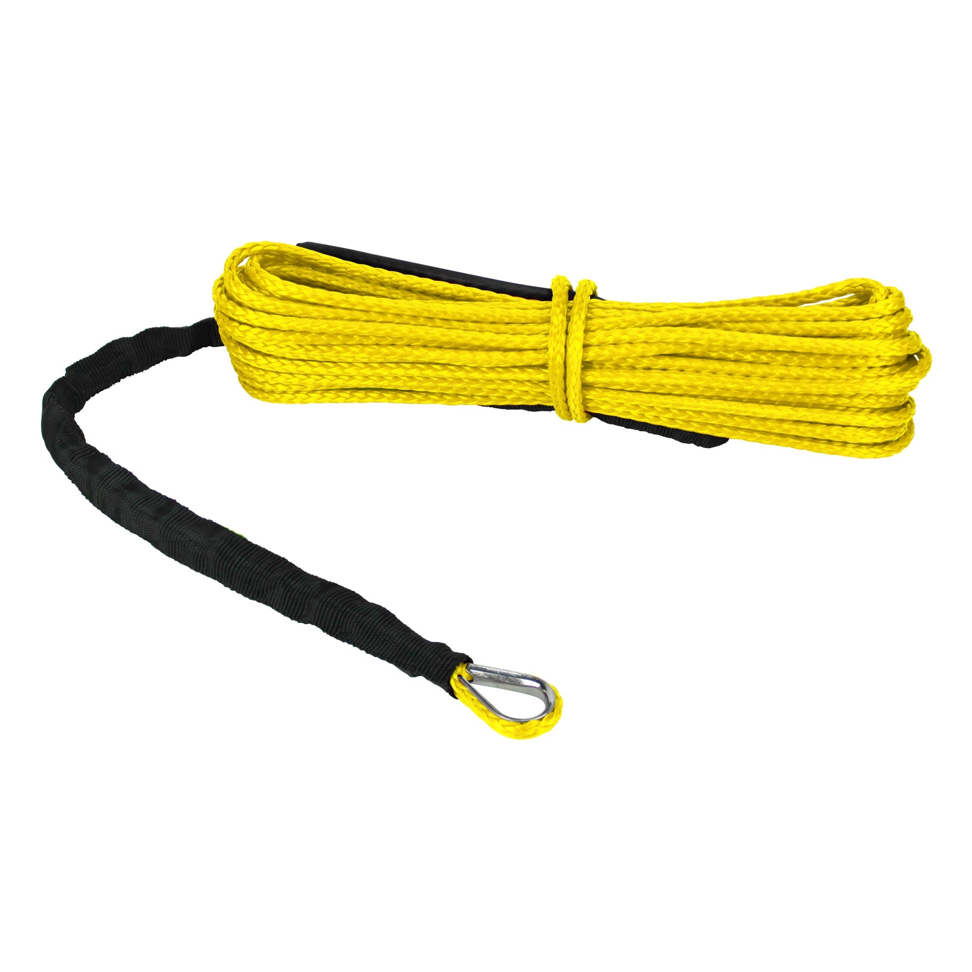 Extreme Max 5600.3200 The Devils Hair Synthetic ATV / UTV Winch Rope  Yellow