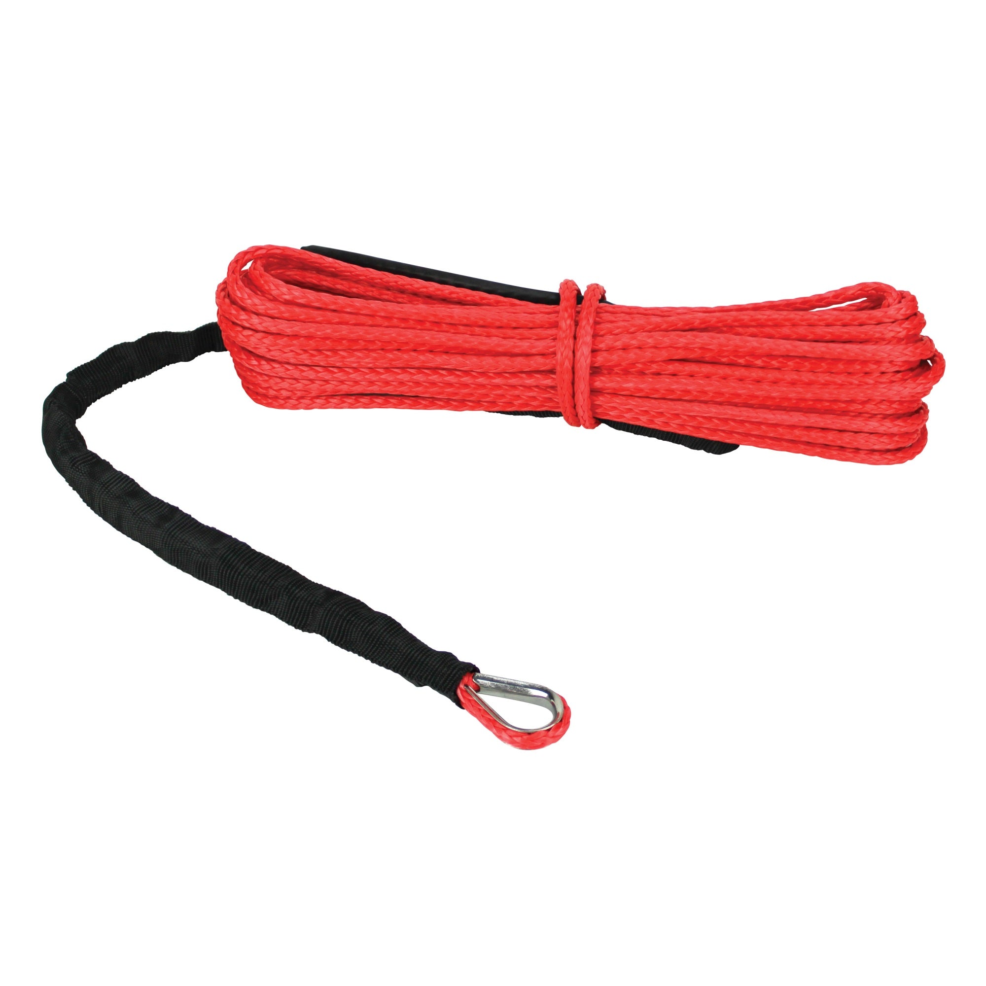 Extreme Max 5600.3206 The Devils Hair Synthetic ATV / UTV Winch Rope  Red