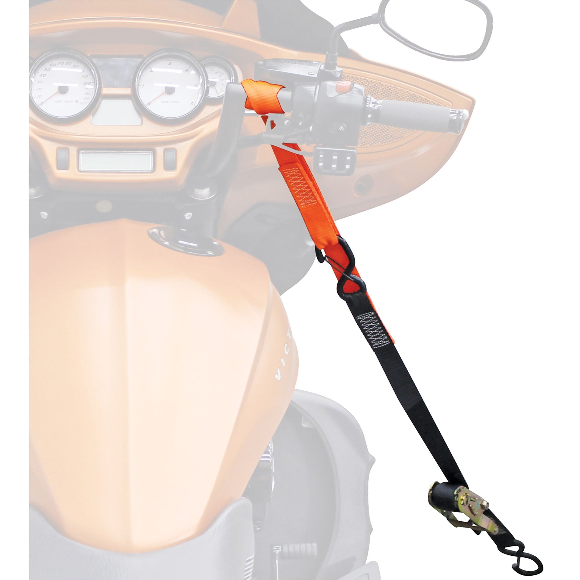 Extreme Max 5900.1145 Utility Ratchet TieDown Strap  1.5, 2000 lbs., Pack of 2