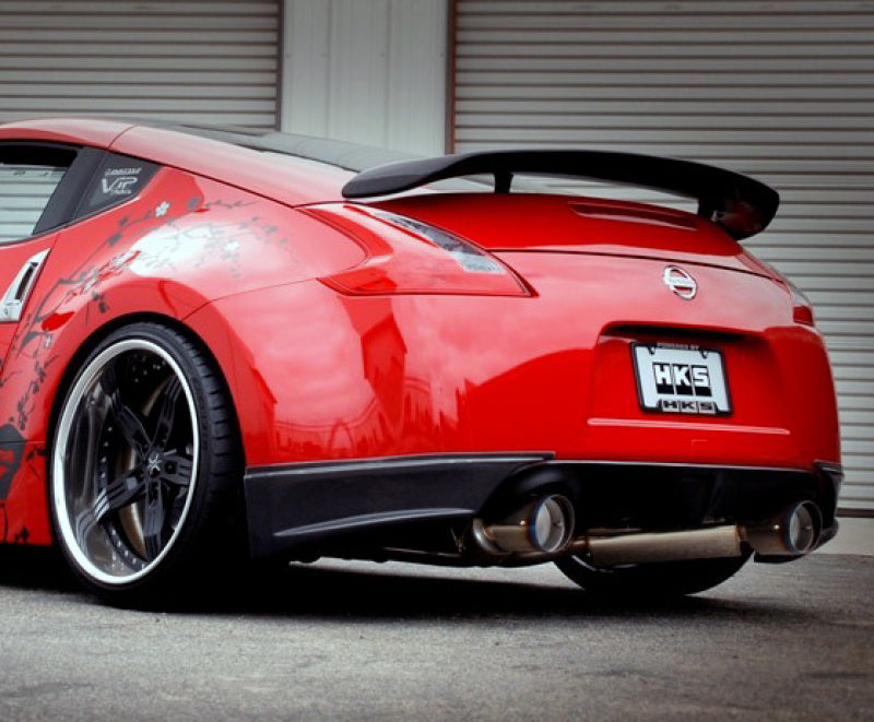 HKS Dual Hi-Power Ti Titanium Tip Exhaust 370Z
