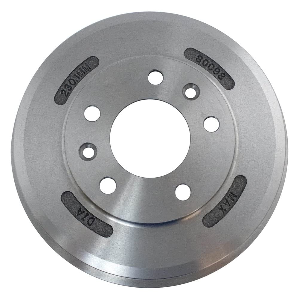 Trq Rear Brake Drum Pair Set For 2001-2007 Ford Escape / 2005-2007 Mercury Mariner / 2001-2006 Mazda Tribute